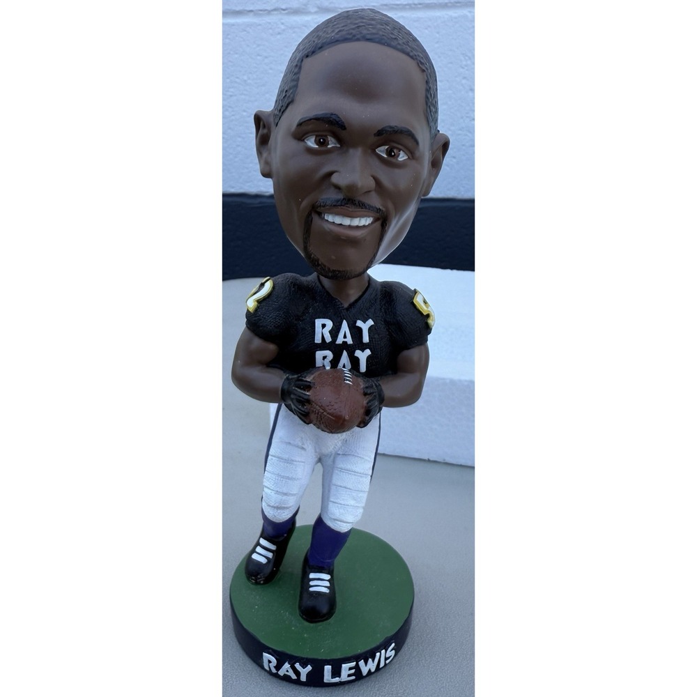 RAY LEWIS BALTIMORE RAVENS VINTAGE 2000'S MLS SPORTS MARKETING BOBBLEHEAD